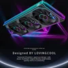 LOVINGCOOL Coherent Pro-360/240/120 ARGB digital display PC fan computer case Siamese Building block fan Integration