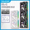 TEUCER DL-2 120mm PC Case Fan Wireless splicing Hydraulic bearing Quiet Infinity Mirror ARGB Fan for Gaming PC Case Water Cooler