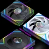 JUMPEAK DS120 Face-Changing ARGB Cooling Fan 360mm 240mm Modular Stackable Splicing 120mm RGB Fans For Gaming PC Case CPU Cooler