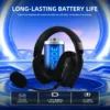 ATTACK SHARK L80PRO Wireless Gaming Headset 2.4G/BT/Wired Ultra-Light 40mm Drivers Low Latency Headphone for PC PS5 Switch Xbox