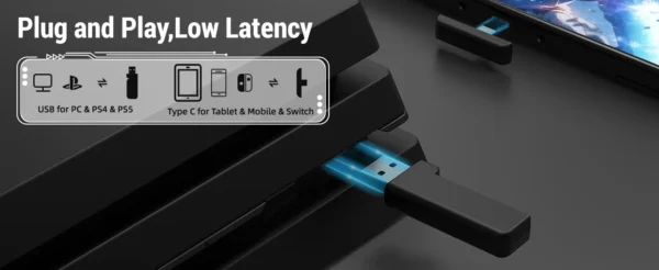 ATTACK SHARK L80PRO Wireless Gaming Headset 2.4G/BT/Wired Ultra-Light 40mm Drivers Low Latency Headphone for PC PS5 Switch Xbox