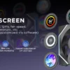 Interstellar V4-LCD 1.5 Inch 60Hz Customize Screen Modular Splicing Infinity Mirror 120mm CPU Case LCD Fan Jungle Leopard