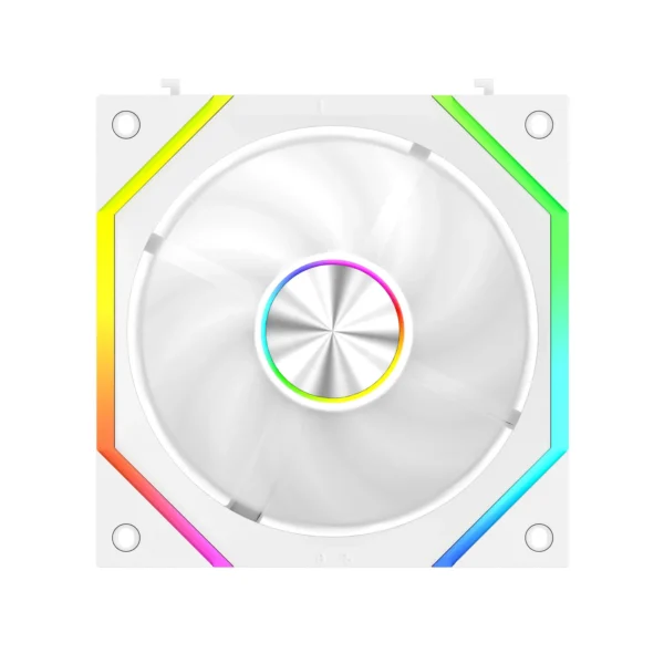 Computer Chassis Fan 12cm Case Cooler Fan ARGB Computer Fan 4 Pin PWM Suitable for Most PC Cooling Systems