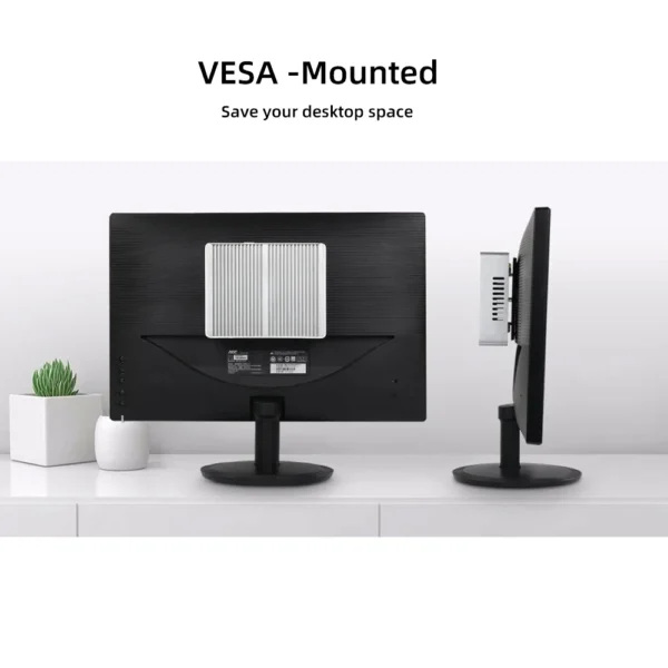 XCY Fanless Mini PC Intel Core i7 4500U i5 5200U 300M WiFi Gigabit Ethernet 8x USB VGA HDMI Display Windows 10 Linux HTPC