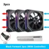Prism 5 PRO 120mm Fan 6pin RGB Pc Case Ventiladores Computer Chassis Fan Water Cooler PC Gamer Cooling Kit Fan Ventilador