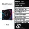 ICE Whale Prism 4RS ARGB PC Case Fan 120mm Infinity Mirror Design Motherboard Lighting Sync 4PIN PWM CPU Cooler Fan ventilador