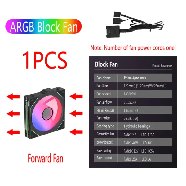 Magic Building Block chassis fan computer cooling fan modular wireless fan 120mm shell cooling fan ARGB ventiladores para pc