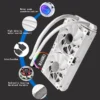 Manmu 240mm Liquid CPU Cooler 4pin PWM Fan 120mm RGB / AC Intergrated Water Cooling AM5 AM4 Intel 115x/1200/1700/2011/2066