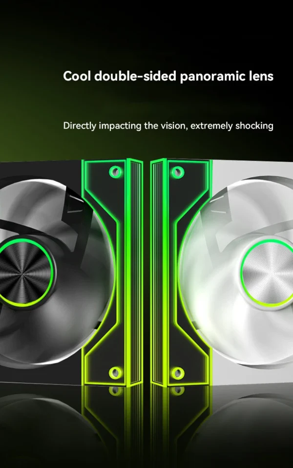 ICE Whale XL-120 ARGB PC Case Fan 120mm Infinity Mirror Design Motherboard Lighting Sync 4PIN PWM CPU Cooler Fan ventilador