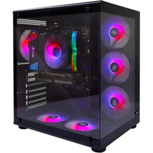 Gaming PC – i5-14400F, RTX 5050 8GB Triple-Fan, 32GB DDR5, 1TB NVMe SSD 3300MB/s, 600W PSU, ARGB Case with 6 ARGB Fans & Remote