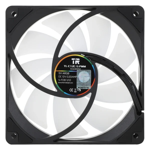 Thermalright TL-C12C 3 in 1 120mm Cooling Fan 5V ARGB gamer Adjust Speed Cooler argb Adjustable computer Case Fan ventilador