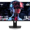 KTC 32 Inch 4K Mini LED Monitor, Fast IPS, HDR1000 144Hz 1ms MPRT Gaming Monitor,Type-C 45W