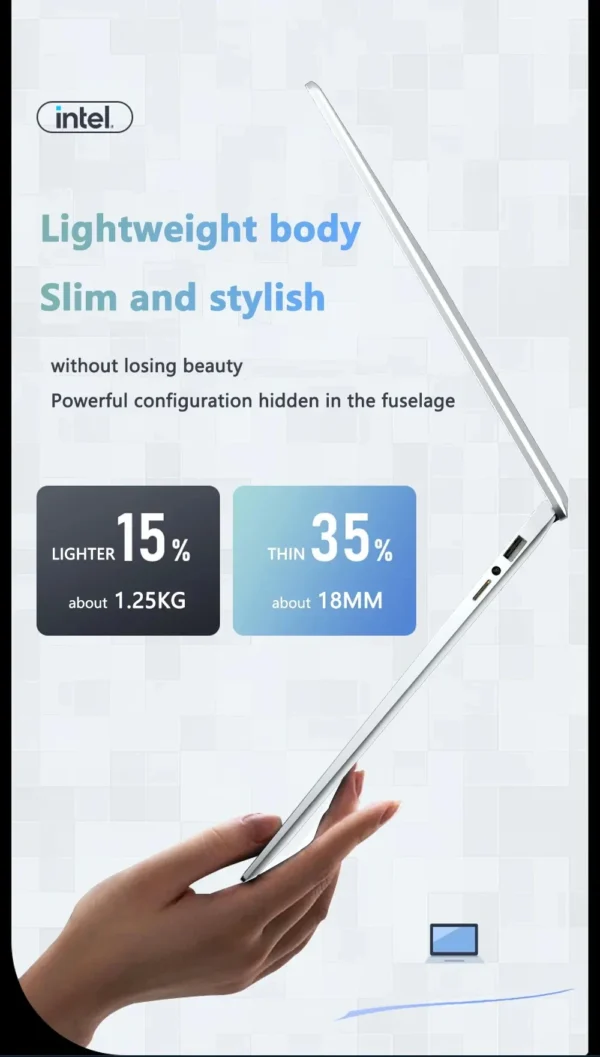 2026 Portable  Windows 11 Pro Laptops Intel Core i7 8650U 16GB RAM 1TB SSD Office Gamer Study notebook Computer PC