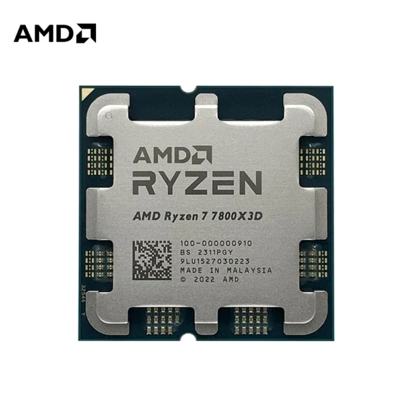 AMD RYZEN 7 7800X3D Brand New CPU Gaming Processor AMD R7 7800X3D 8-Core 16-Thread 5NM 96M Socket AM5 Without Fan Game Cache Hot