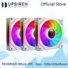 UPSIREN UF-1 PRISM 4 PRO Computer Chassis Fan 12cm ARGB 4 Pin PWM Quiet Cooling Fan 12V Large Air Volume 45.2CFM/600-1500RPM