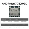 AMD RYZEN 7 7800X3D Brand New CPU Gaming Processor AMD R7 7800X3D 8-Core 16-Thread 5NM 96M Socket AM5 Without Fan Game Cache Hot