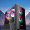 Popular.Prebuilt Gaming PC Desktop, AMD Radeon RX 550 4G GDDR5, Core I5 3.3Ghz up to 3.7Ghz, 16G Ram, WiFi, BT 5.0, RGB Mo