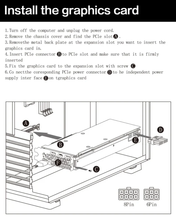 MLLSE RTX 3060Ti 8GB Graphics Card GDDR6 256Bit PCI Express 4.0 ×16 8Pin NVIDIA GPU Rtx 3060Ti Gaming Video Card Placa De Video