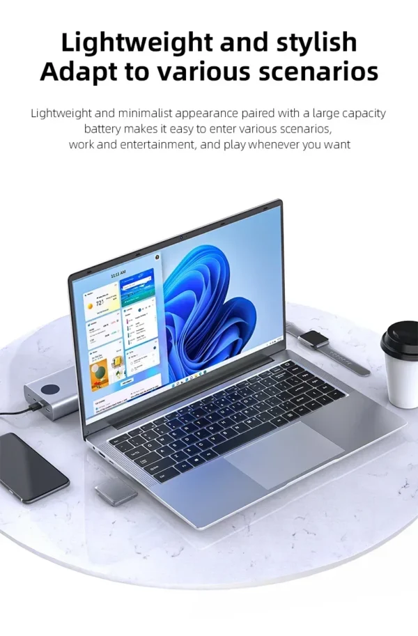 2026 New Office i7 Laptop Intel Core i7-8650U Windows 11 Pro 12GB RAM 1TB/2TB SSD 4K HD NoteBook Study Laptops