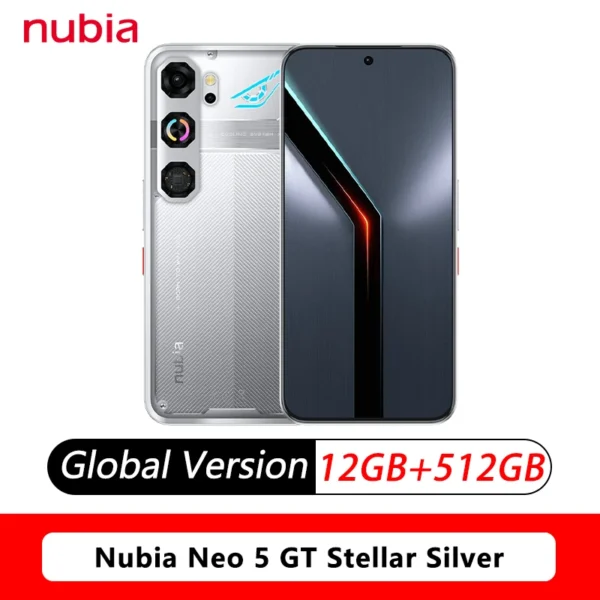 Nubia Smartphone Neo 5 GT, Built-in Fan, Gaming Trigger (Touch)