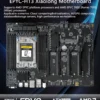 JGINYUE H13 DIY EPYC AMD Motherboard Set With AMD EPYC 7002/7003 Series CPU 8*DDR4 RAM Support IPMI DUAL 2.5G Network BMC Module