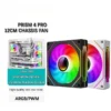 LDPCSJ PRISM 4 PRO Computer Chassis Fan 12cm ARGB 4 Pin  Quiet Cooling Fan 12V Large Air Volume 42CFM/1200RPM