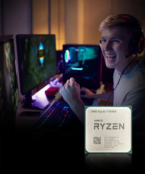 AMD Ryzen 7 5700X 8-Core 16-Thread L3=32M 3.4GHz Gaming Processor 65W 7NM R7 5700X DDR4 Socket AM4 No Fan