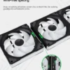 TEUCER JM-1 Case Fan Water Cooling 360mm Cooler Fan PC Cooling Fan 120mm 800-2000RPM PWM ARGB Mirror Cycle Light Effect Case Fan