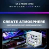 UPSIREN UF-2 PRISM 5 PRO 12CM ARGB Large Air Volume Computer Chassis Fan Regular version/Reversed version Dual mode selection