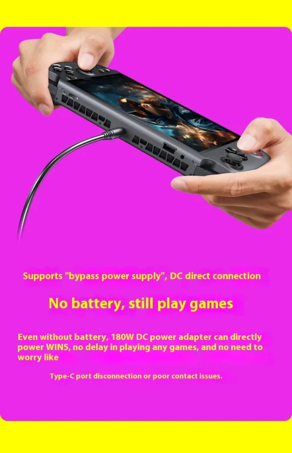 New GPD Win5 7" 120Hz 1080P LTPS Screen Handheld Gaming Console AMD395 M.2 2280 SSD Windows11 RGB Ergonomic Handheld Game Player