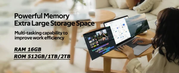 15.6" Windows 11 Laptop Computer Intel Core i9 9900 16GB RAM 1TB SSD Laptops Office Computer PC Fingerprint Unlock Notebook