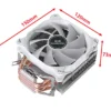 XUANFENG 120mm Fan Radiator Air-cooled 4/6 Heat Pipe CPU Cooler Installing LGA115x 2011 x99 E5 1200 1700 1851 i5 i7 AM4 AM5 2066