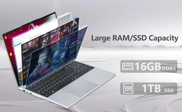 New Core i9 10980HK Laptop Computer Windows 11 Pro 16GB DDR4 1TB 2TB SSD Notebook PC Gamer Portable Laptops Gaming Office PC