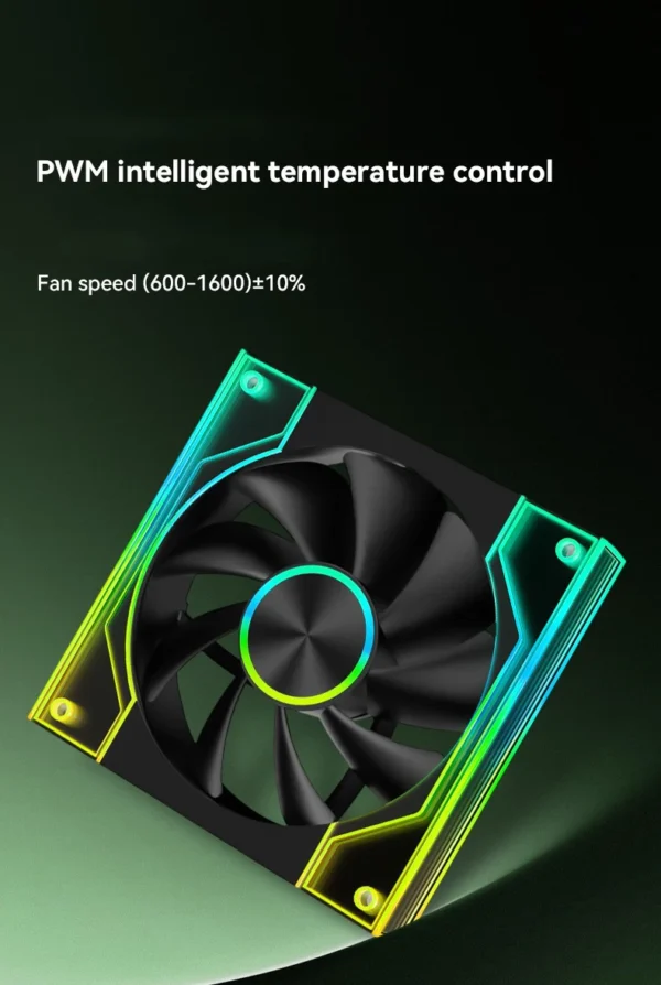 ICE Whale XL-120 ARGB PC Case Fan 120mm Infinity Mirror Design Motherboard Lighting Sync 4PIN PWM CPU Cooler Fan ventilador