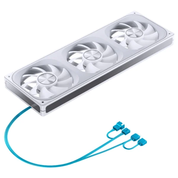 JONSBO ZA-120/240/360 Computer Case Fan 12CM 5V ARGB 120mm Monolithic Structure Water-Cooled Fan  PWM Forward/Reverse Fan Kits