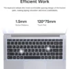 14.1" Ultra Slim Windows 11 Pro Laptop Computer intel Atom A3950 12GB RAM 1TB 2TB SSD Notebook PC 1080P HD Office Study Laptops