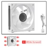 Coolcirc Cableless PC Case Fan 12V/4Pin PWM 800-1800RPM Silent 5V/3Pin ARGB Triple Pack 120mm Ventilator Use for Water Cooling