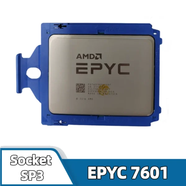 AMD EPYC 7601 CPU 32-Cores 64-Threads 2.2GHz 64MB 180W Socket SP3 For H11SSL-i Mainboard Server 7601