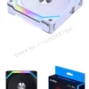 LIAN LI UNI FAN SL V2 SL120V2 Reverse Blade 10% Performence Upgraded Version RGB Fan, Single Pack, Black/White
