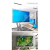 110 Inch Smart TV 4K UHD Frameless LED TV 120Hz Refresh Rate Android WiFi Voice Remote Wall Mountable