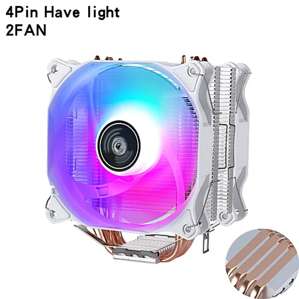 XUANFENG 120mm Fan Radiator Air-cooled 4/6 Heat Pipe CPU Cooler Installing LGA115x 2011 x99 E5 1200 1700 1851 i5 i7 AM4 AM5 2066