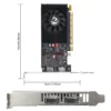 SOYO AMD Radeon R7 350 4GB Graphics Card DDR5 Memory 128Bit HDMI-compatible VGA DVI Video Card for Desktop Computer Components