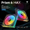 120mm ARGB PWM Silent Case Fan for PC Gaming CPU Cooler Cooling - Jungle Leopard Prism 6 Max