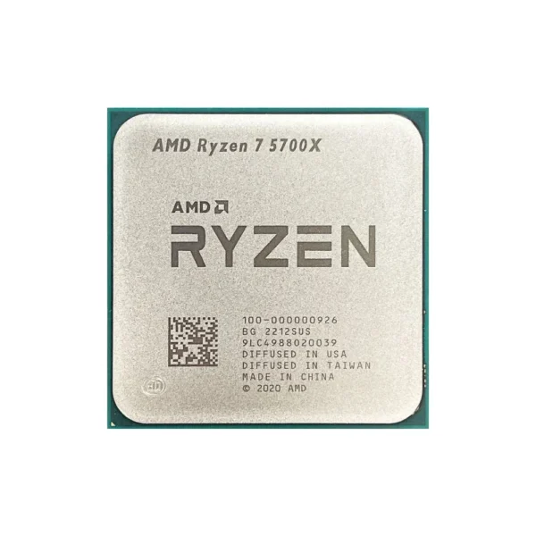 AMD Ryzen 7 5700X 8-Core 16-Thread L3=32M 3.4GHz Gaming Processor 65W 7NM R7 5700X DDR4 Socket AM4 No Fan