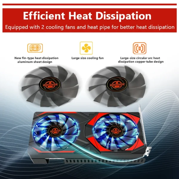 AMD Graphics card blind box RX5700XT 8GB GDDR6 256BIT AMD 2304SP 8Pin HDMI PCI-E 4.0×16 GPU Gaming graphics cards