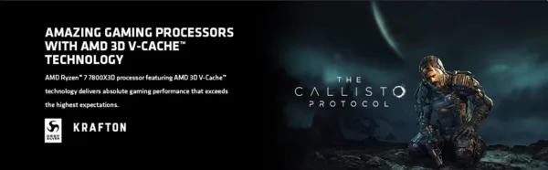 AMD Ryzen 7 7800X3D 4.2GHz L3=96M Processor 120W 8-Core 16-Thread R7 7800X3D Socket AM5 5NM DDR5 but No Fan