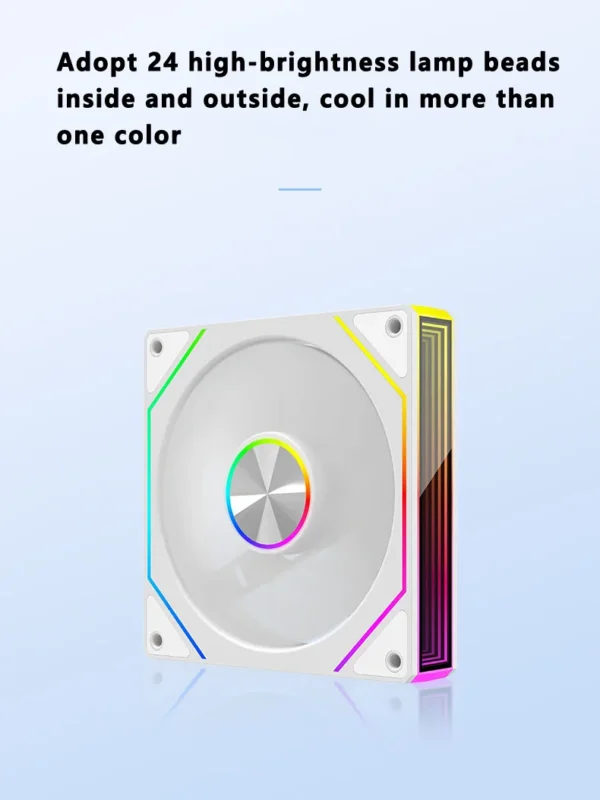 ICE Whale 4RS PLUS 14CM ARGB Chassis Fan 650-1500RPM Air-Cooled PC Cooling Fan