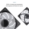 JONSBO SL-120 White/Black 120mm Case Fan 5V 3PIN ARGB Silent CPU Cooler Fan 4PIN PWM Serializable Reverse Fan