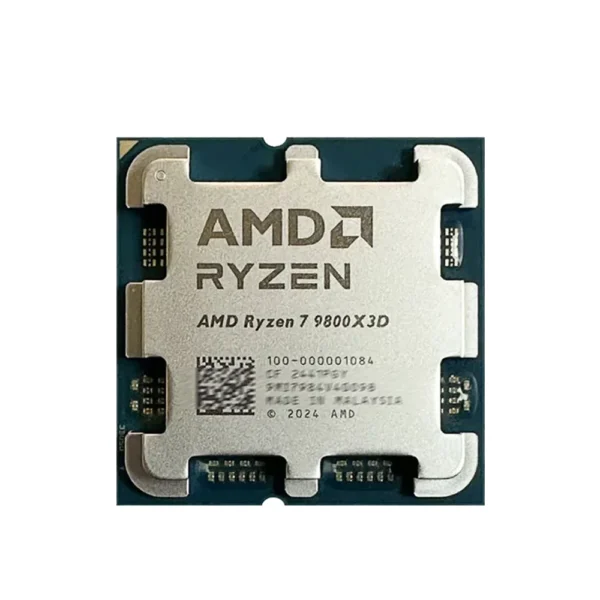 AMD Ryzen 7 9800X3D New 8-Core 16-Thread 4.7GHz R7 9800X3D DDR5 Socket AM5 4NM L3=96M Processor 120W No Fan