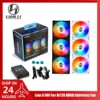 Lian Li UNI Fan AL120 ARGB Cableless Fan Support L-Connect 3 PWM Silent Low Noise High RPM MB SYNC/Controller, V1 Triple Pack